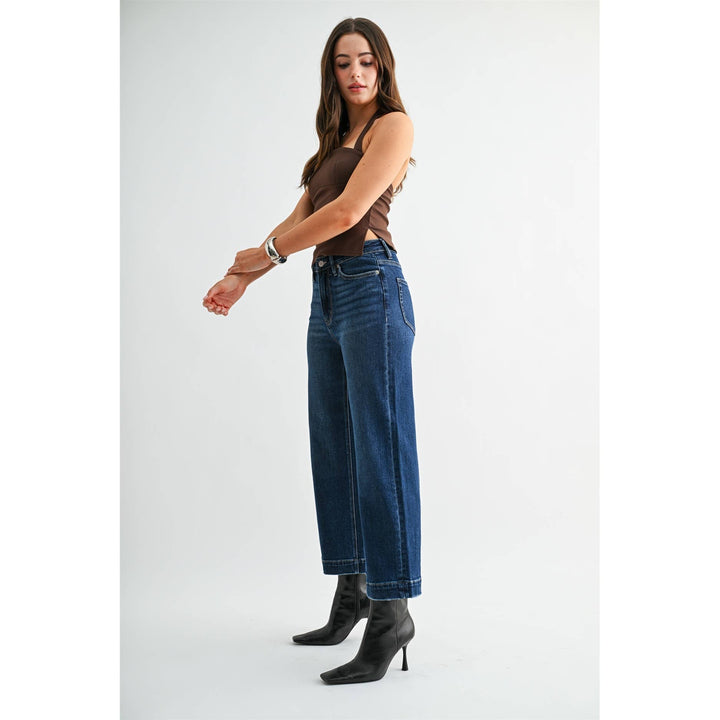 Mica High-Rise Crop Trouser Firefly Hem