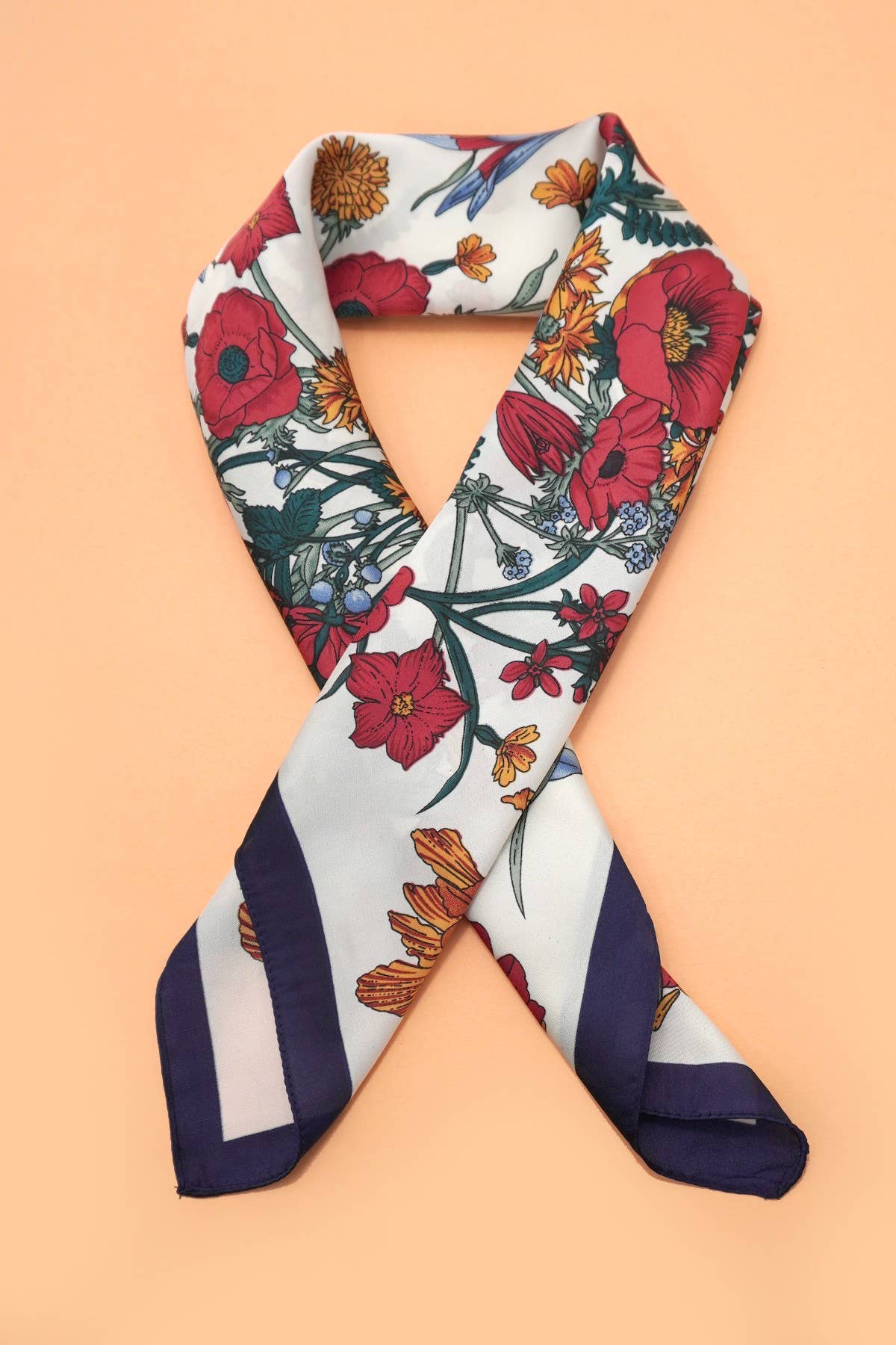 Poppy Flower Scarf