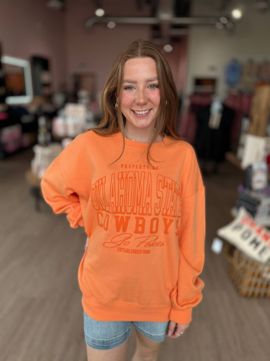Property of OK State Sweatshirt