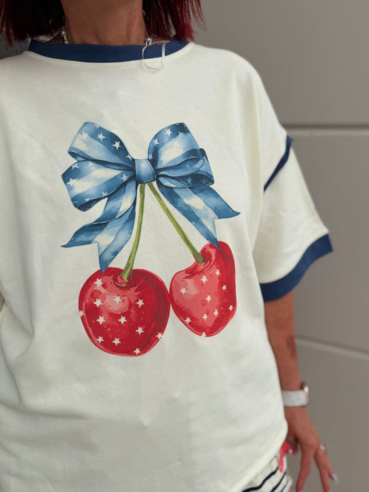 Americana Cherry Tshirt