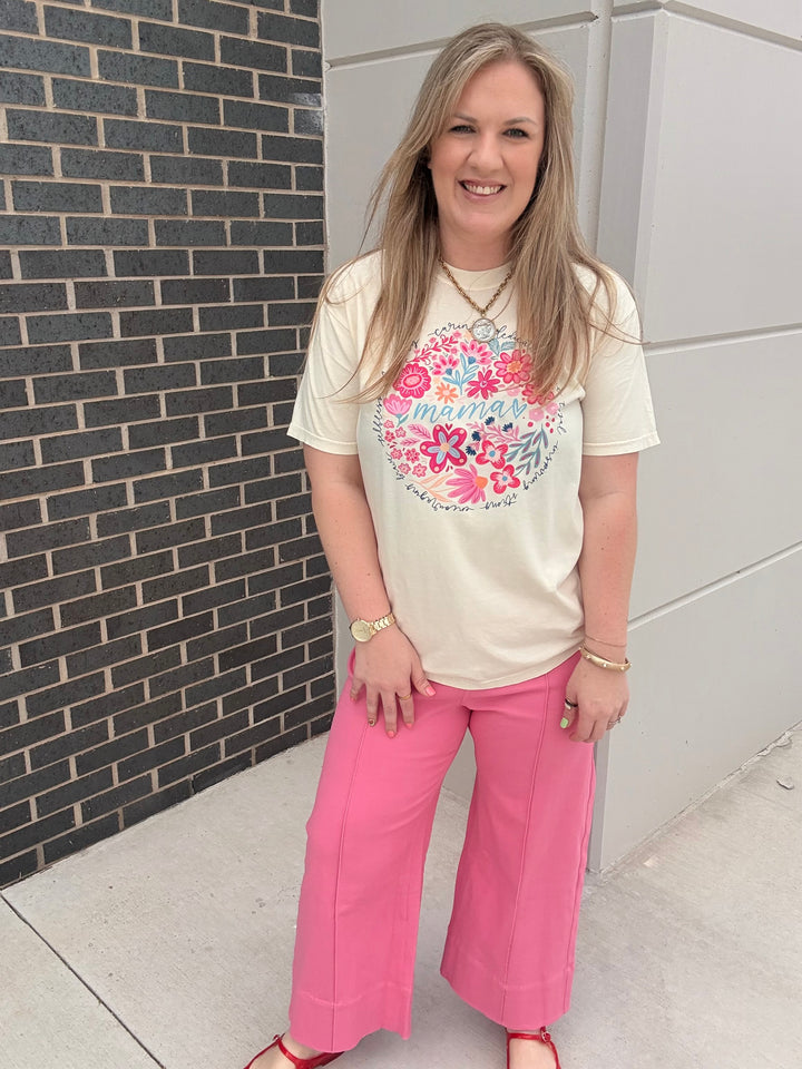 Mama Floral Graphic Tshirt