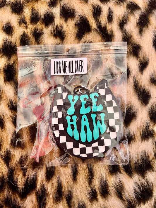 Yeehaw Horseshoe Car Freshie  
