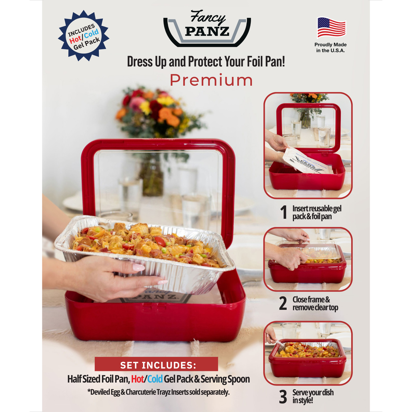 Premium Fancy Panz- Charcoal