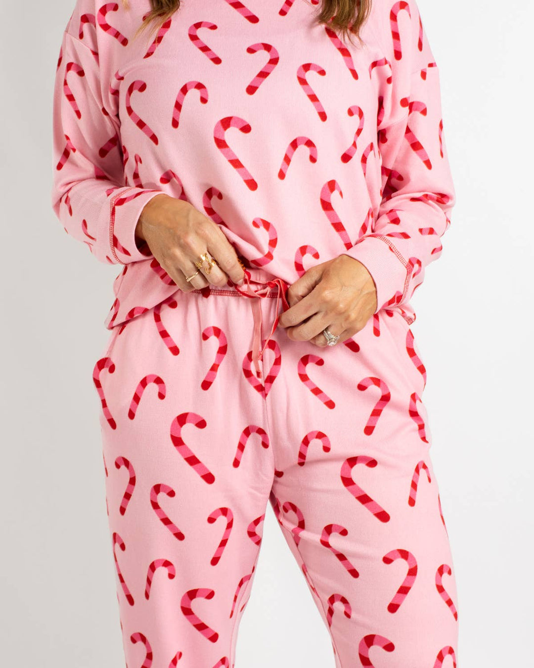 Candy Cane Wishes Lounge Set   Pink/Red     -Asst.: Medium