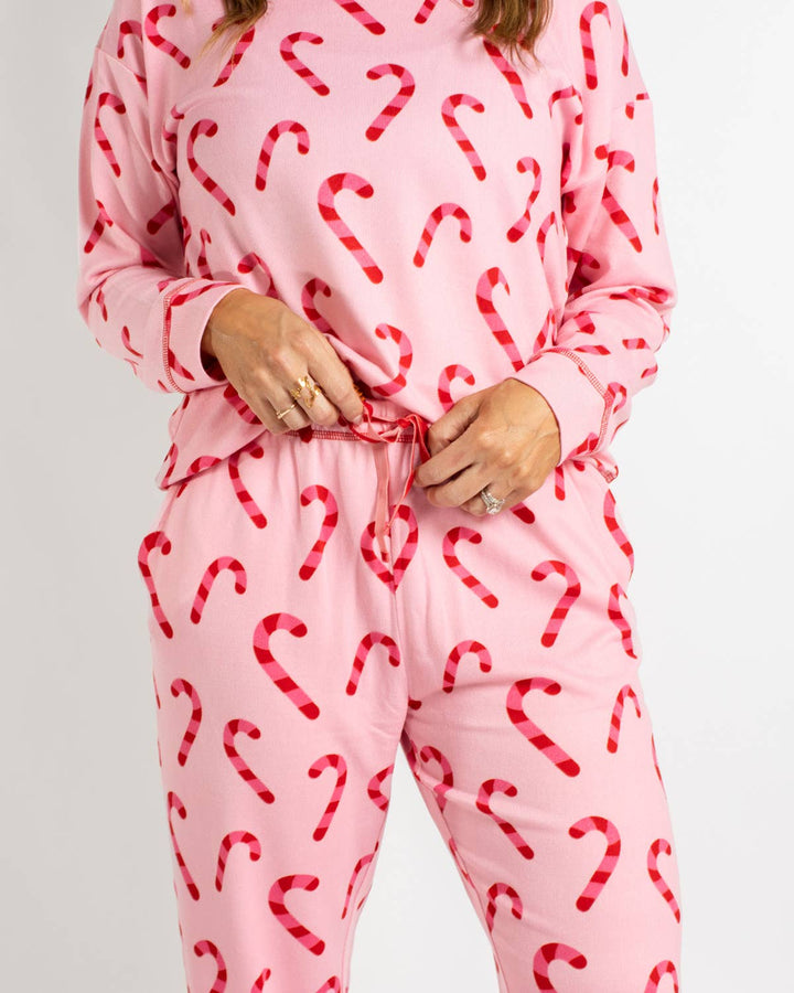 Candy Cane Wishes Lounge Set   Pink/Red     -Asst.: Medium