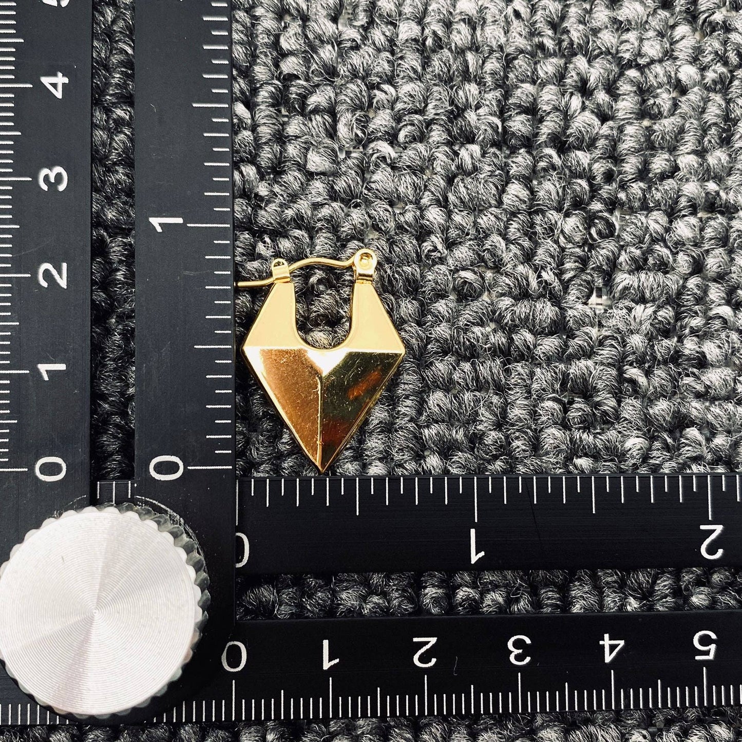 Triangle Small Hoop Earrings