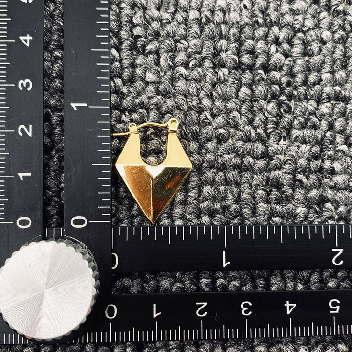 Triangle Small Hoop Earrings