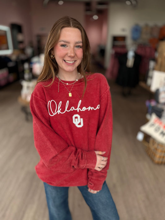 Oklahoma OU Red Sweatshirt