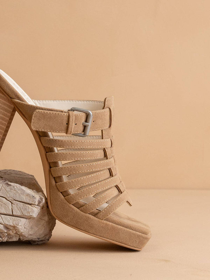 The Rome Sandal on A Platform