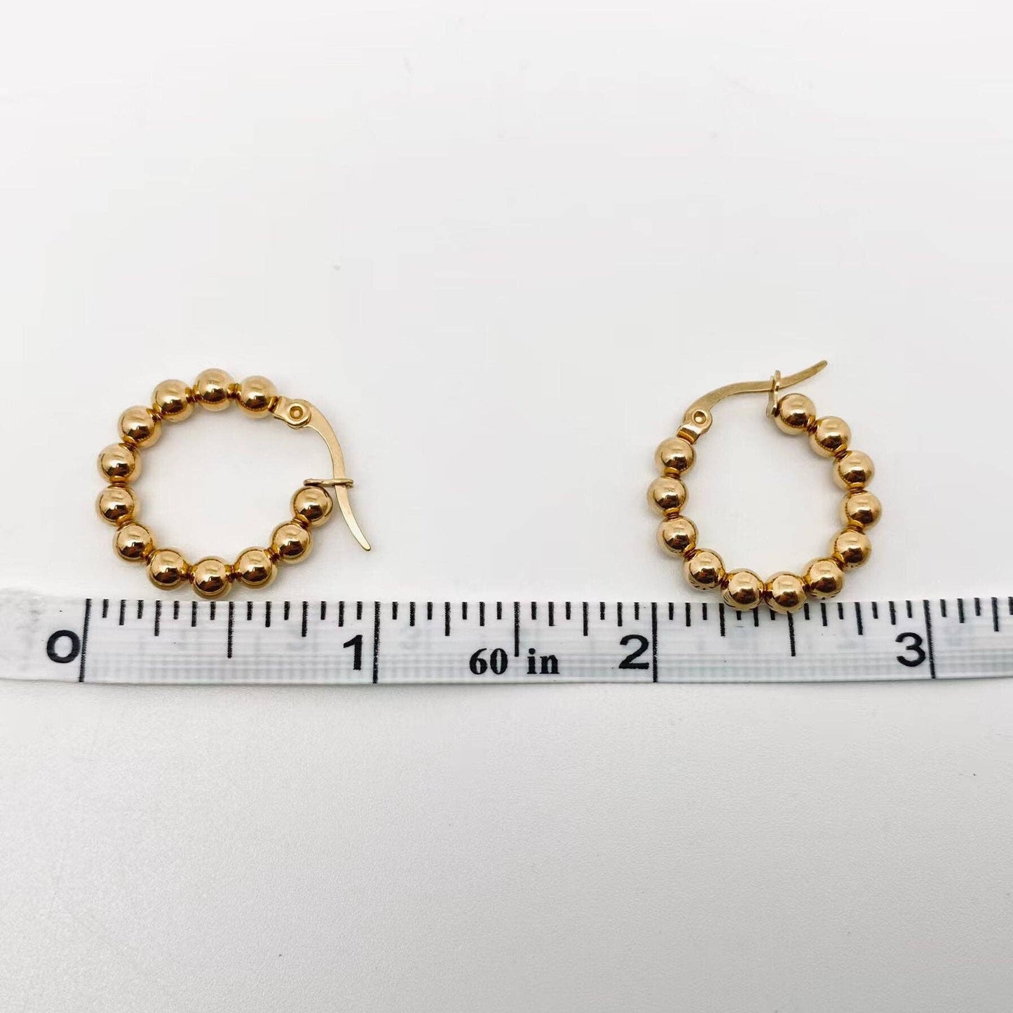 Beads Hoop Earrings