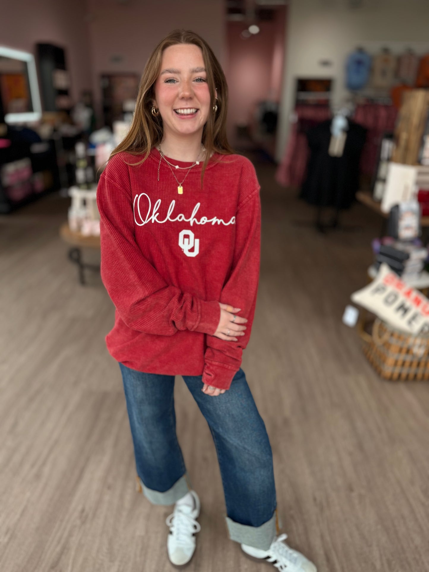 Oklahoma OU Red Sweatshirt