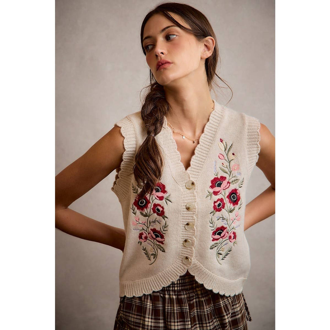 Touch of Flowers Vest