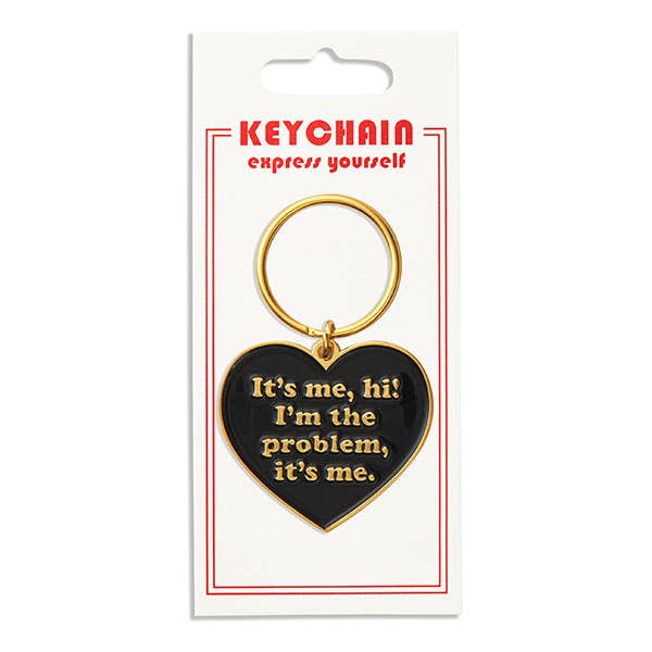 It's Me, Hi! Heart Keychain