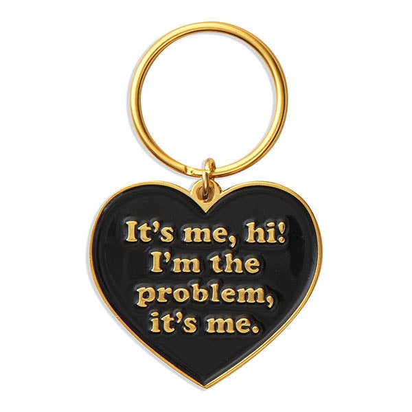 It's Me, Hi! Heart Keychain