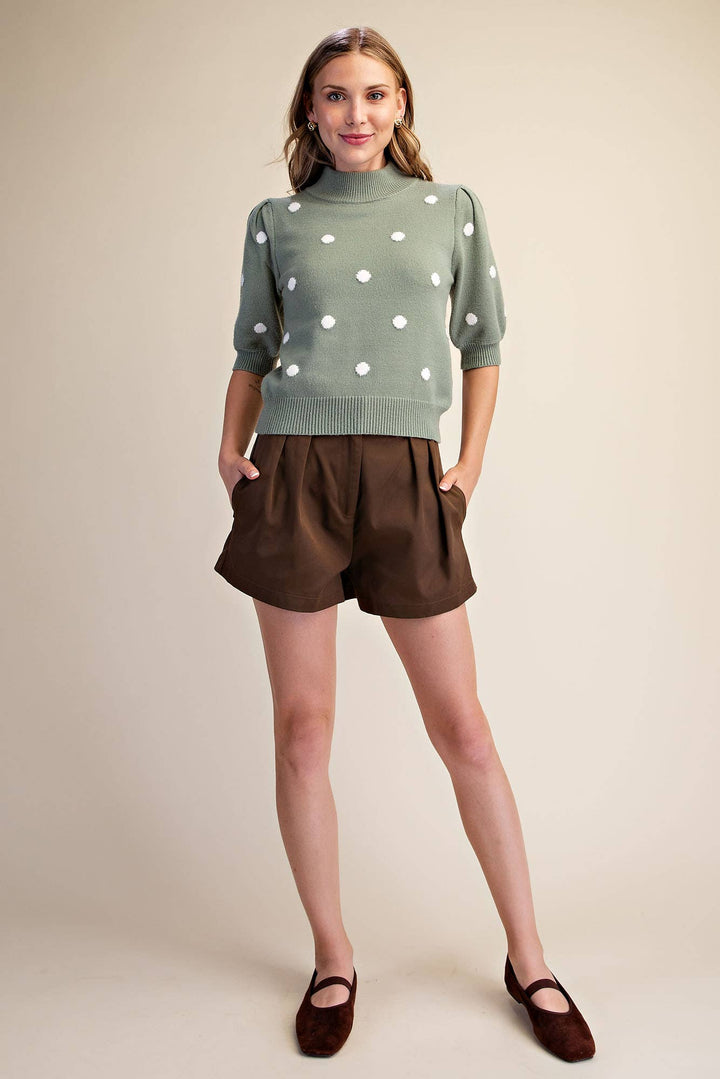 Dottie Days Sweater in Sage