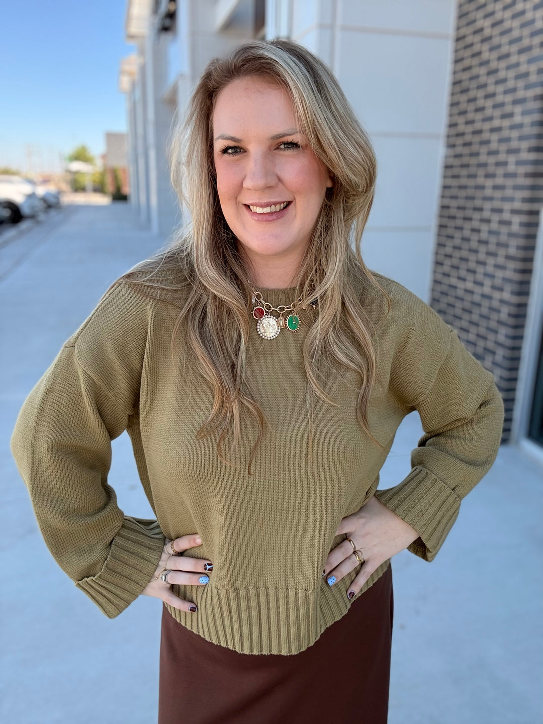 Golden Olive Sweater
