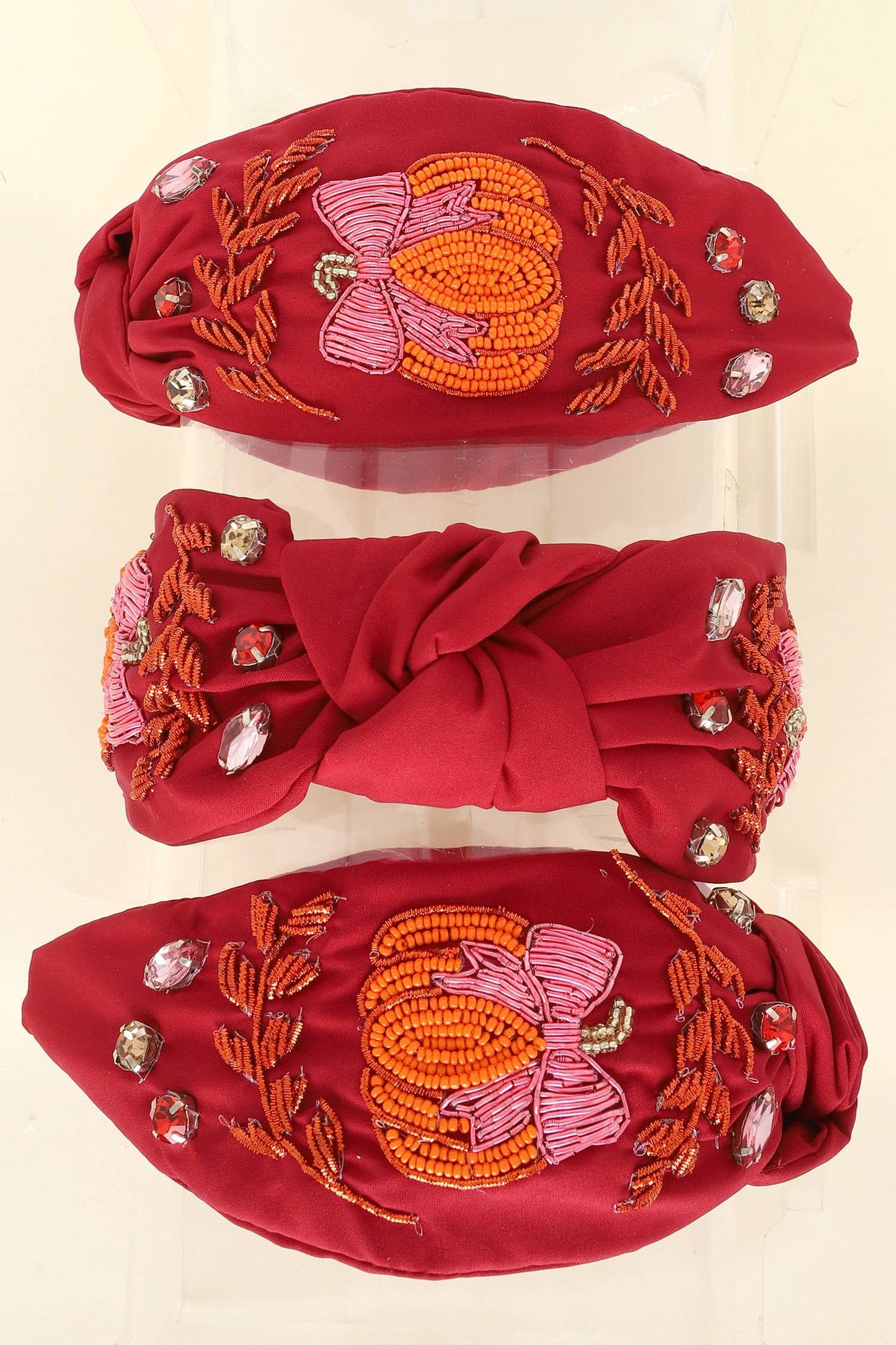 Bejeweled Pumpkin Headband