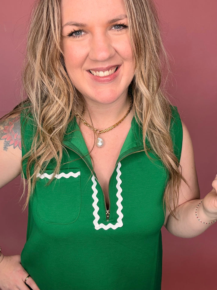 Ric Rac Green Dress