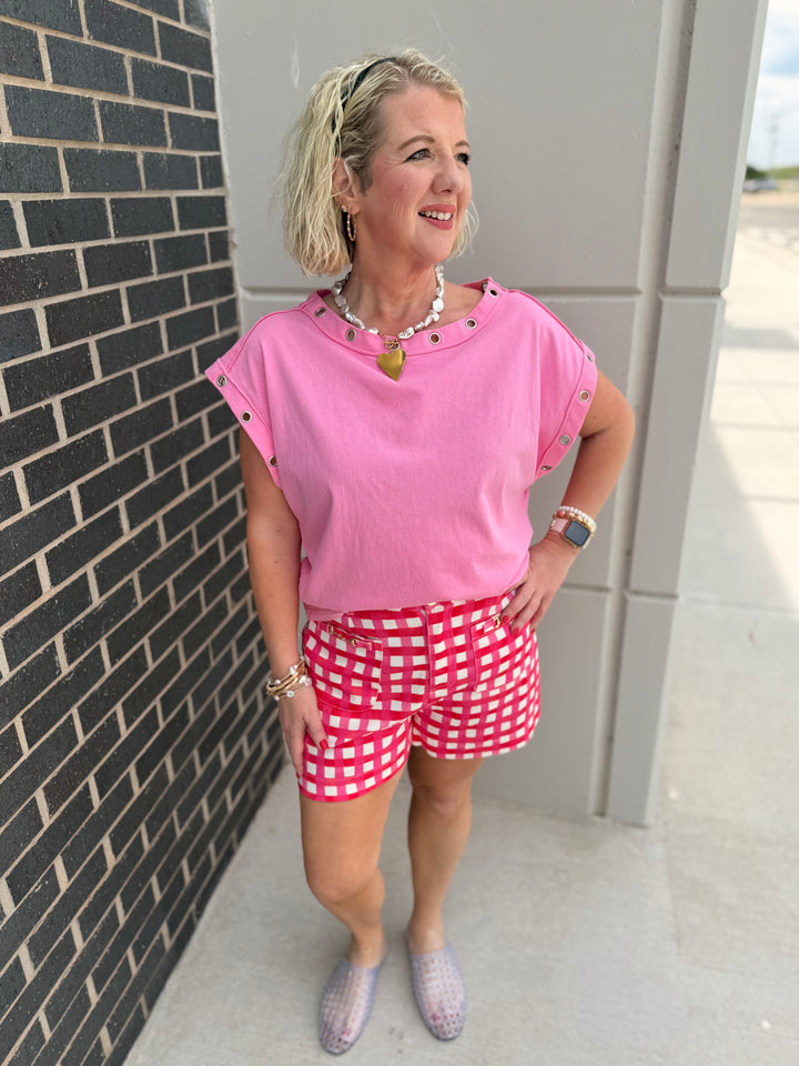 Pink Grommet Top