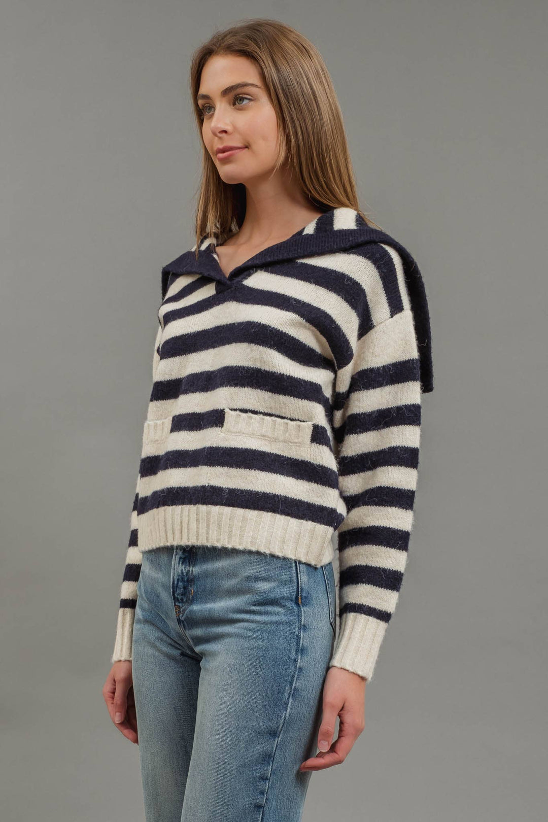 Coastal Charm Striped Sweater
