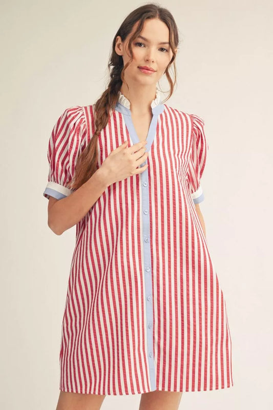 Cracker Jack Stripe Dress