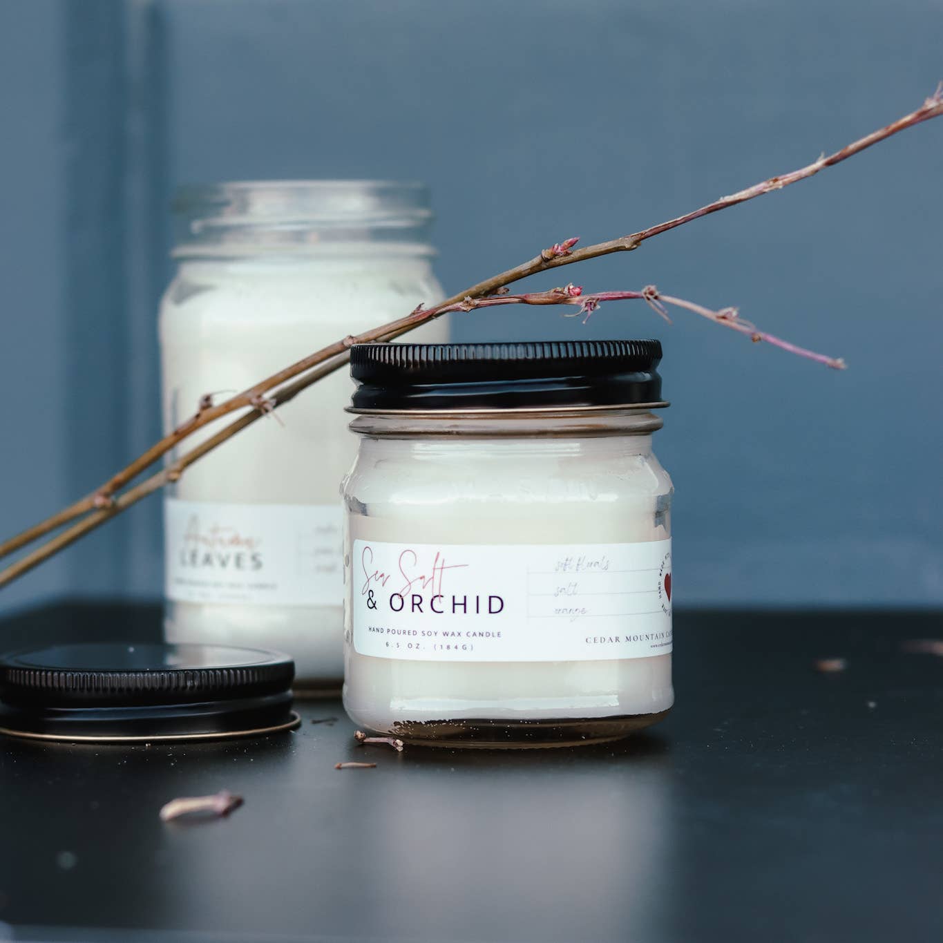 Mason Jar Soy Candle - Sweet Vanilla Cinnamon