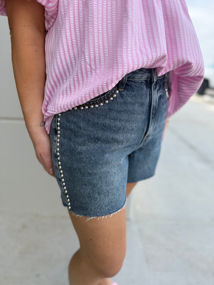 Studded Judy Blue Shorts