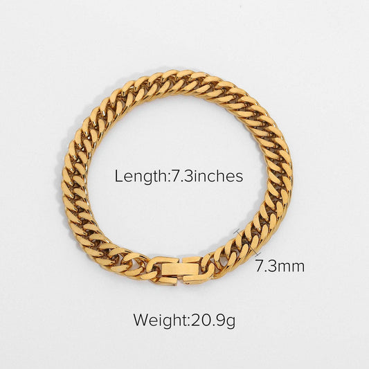 Click Clasp Chain Bracelet