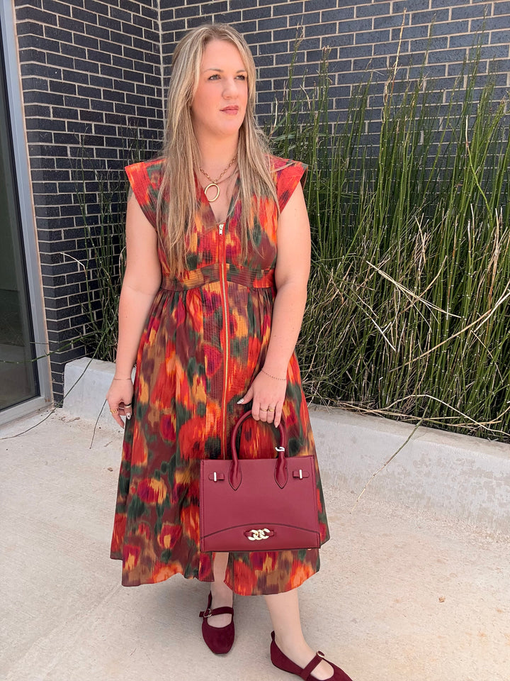 Brushstrokes of Fall Dress