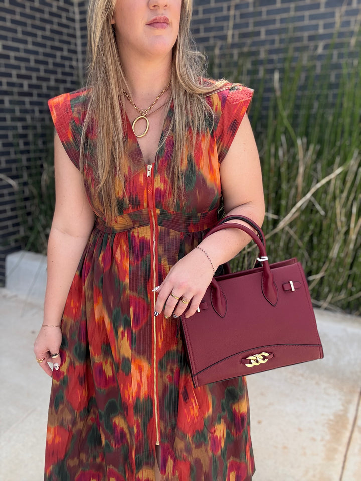Brushstrokes of Fall Dress