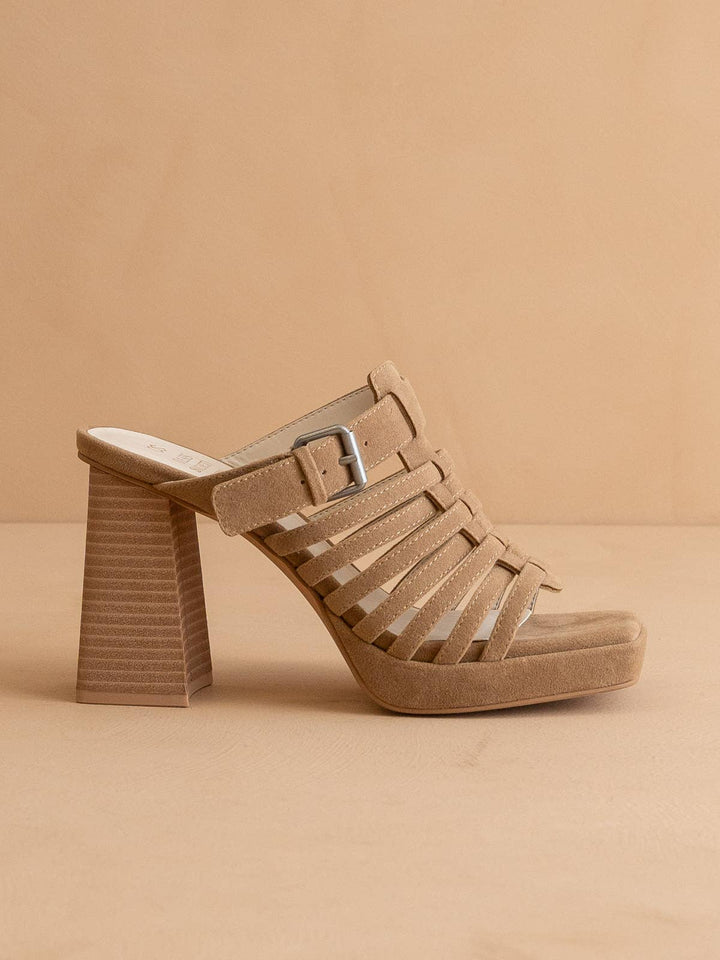 The Rome Sandal on A Platform