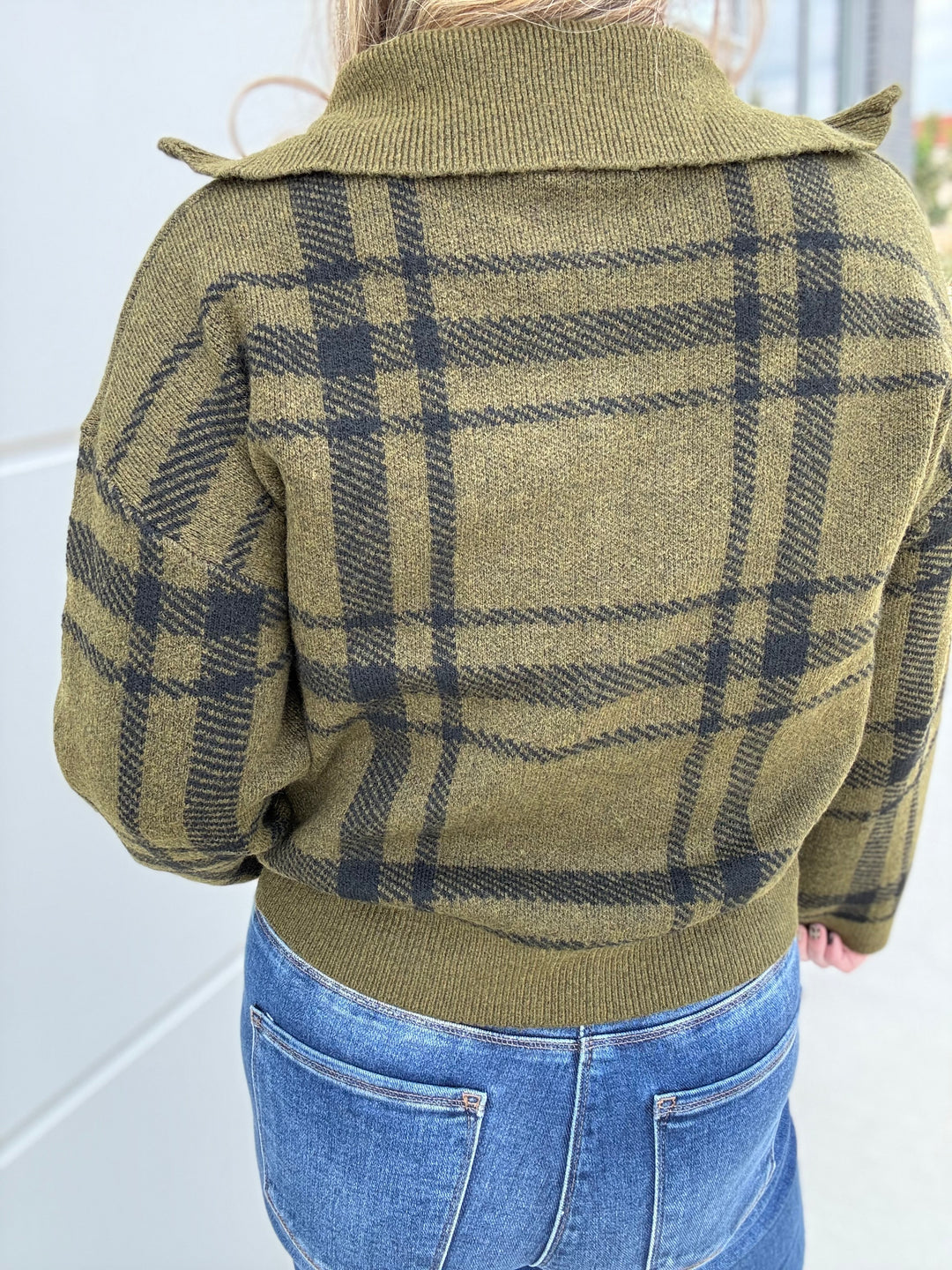 Olive After Hours Sweater Jacket