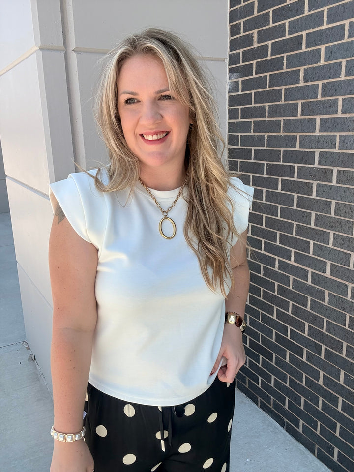 Everyday Luxe Top - Cream