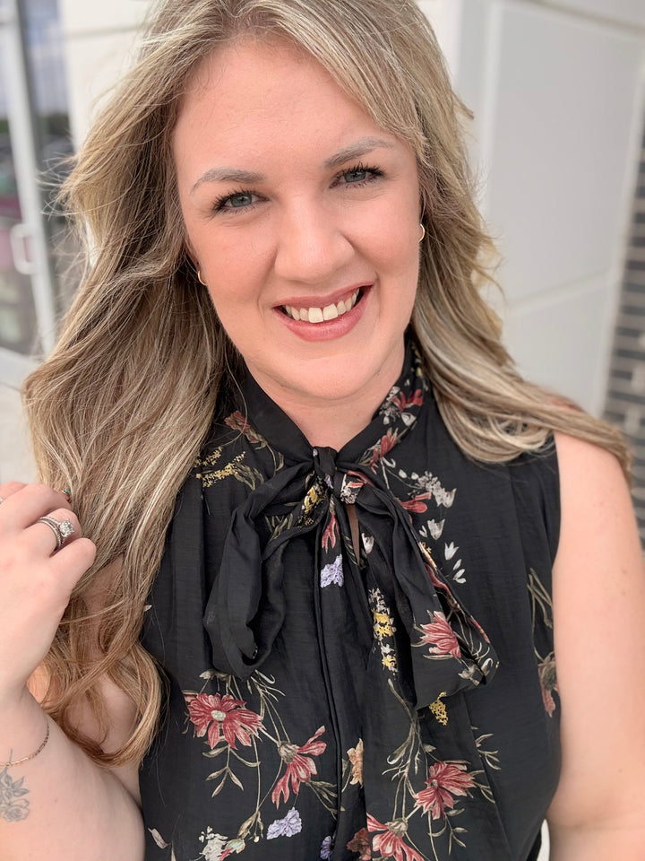 Midnight Wildflower Blouse