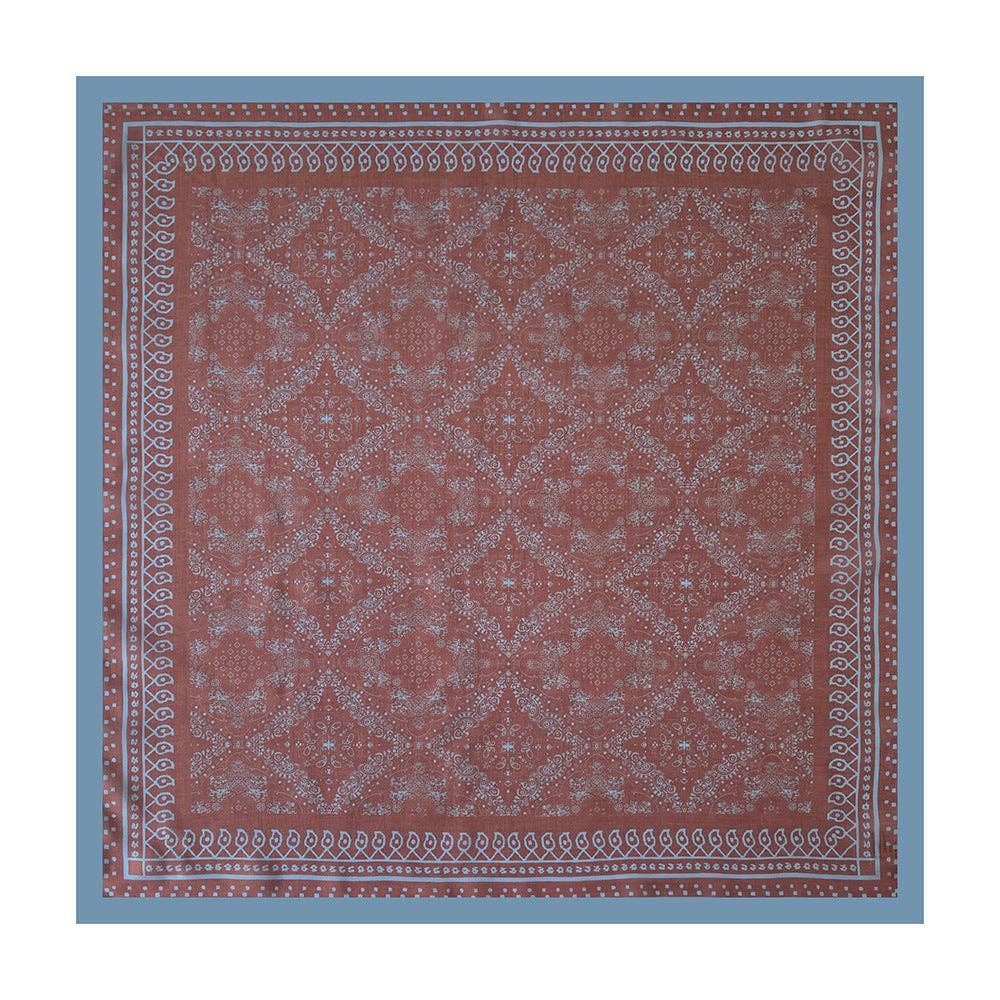 Retro Paisley Floral Scarf