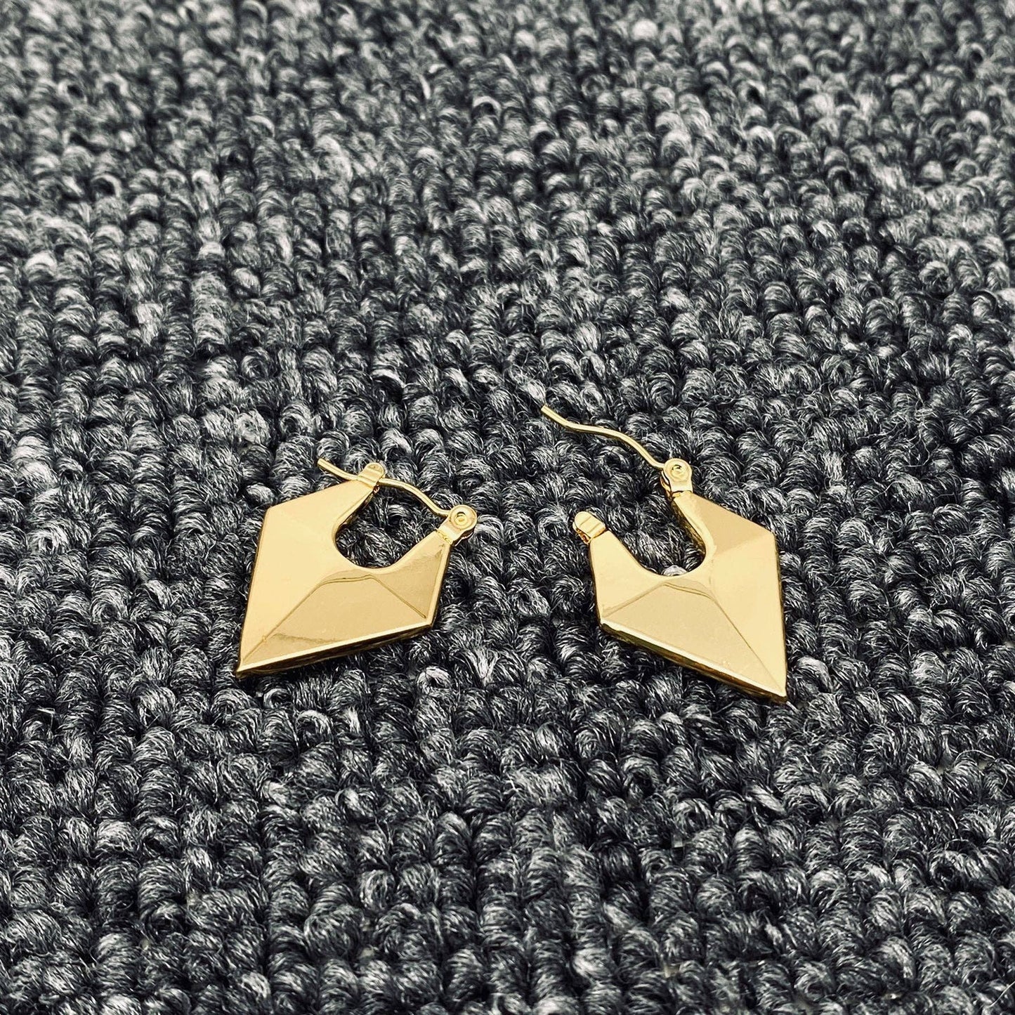 Triangle Small Hoop Earrings