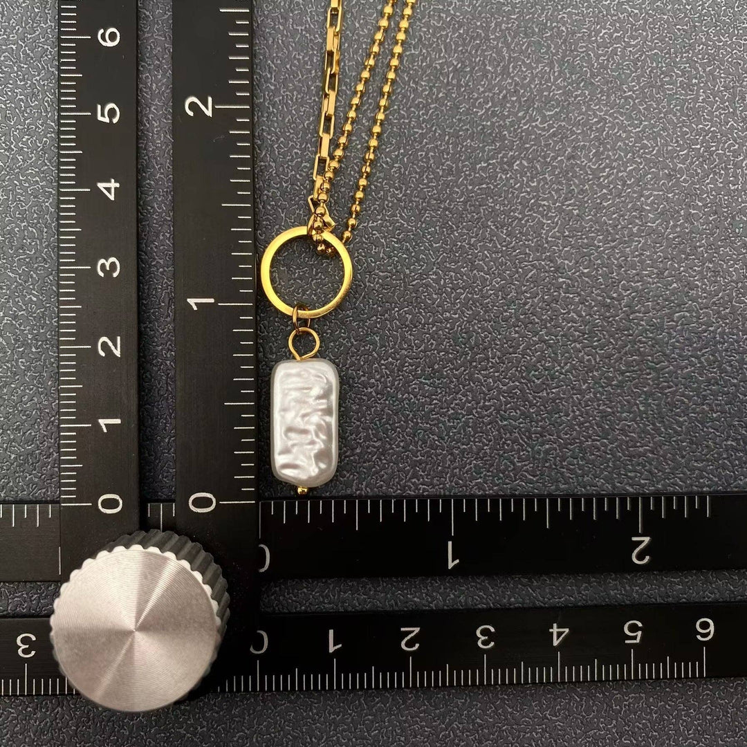 Baroque Pearl Charm18K Necklace