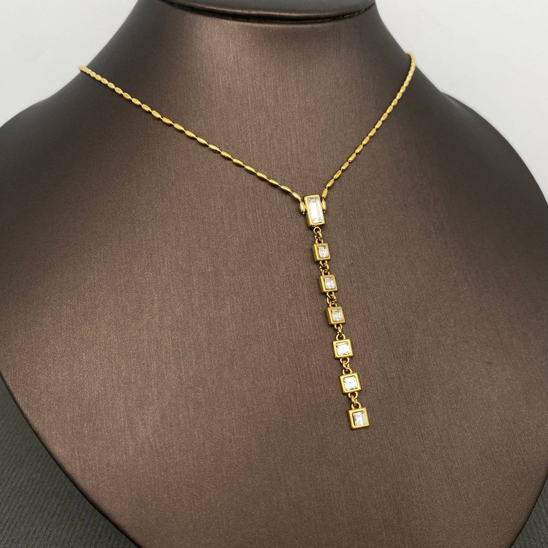 Diamond Y-Necklace 18K