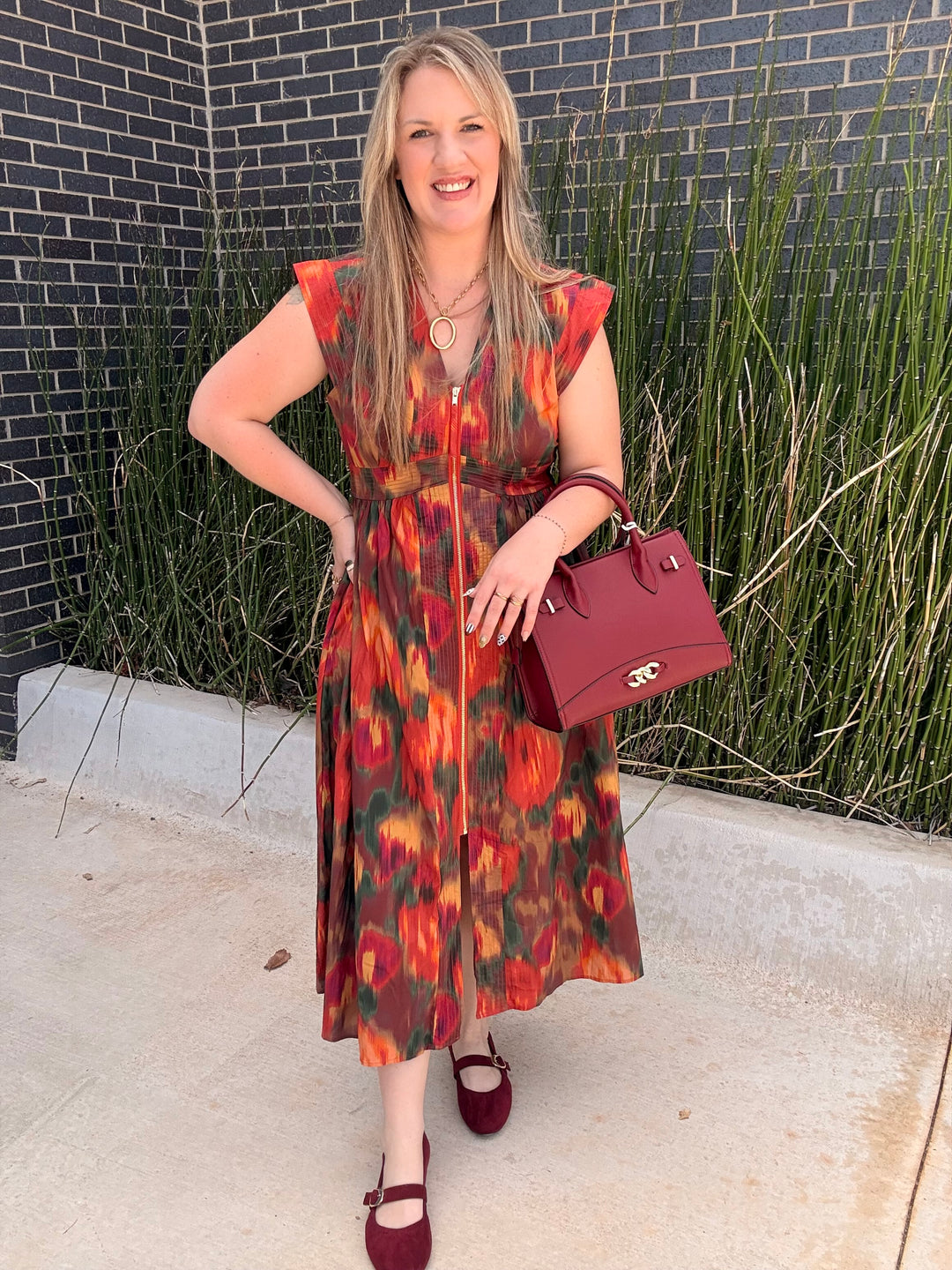 Brushstrokes of Fall Dress