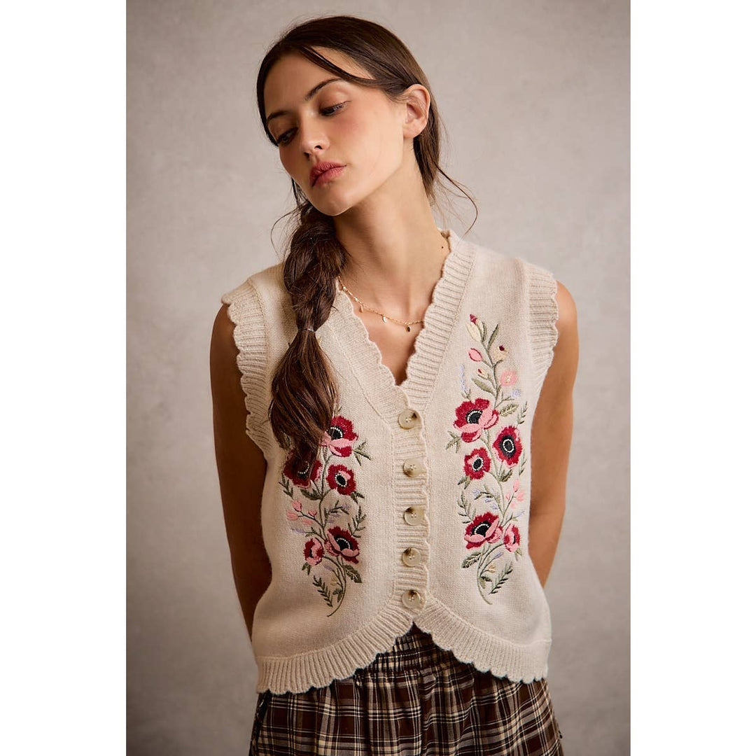 Touch of Flowers Vest