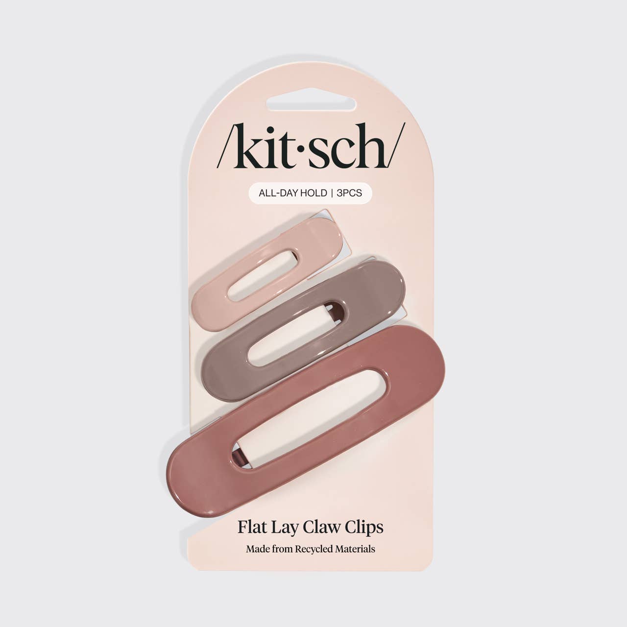 Flat Lay Claw Clip 3pc - Terracotta