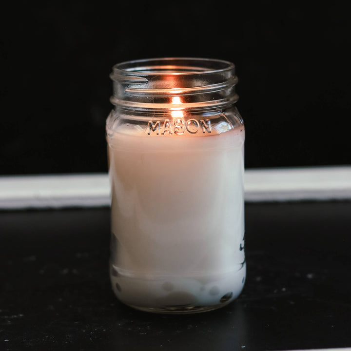 Mason Jar Soy Candle - Sweet Vanilla Cinnamon