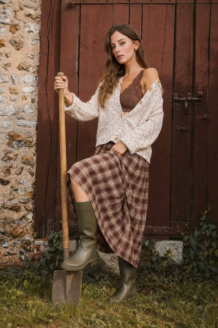 Prairie Grass Midi Skirt