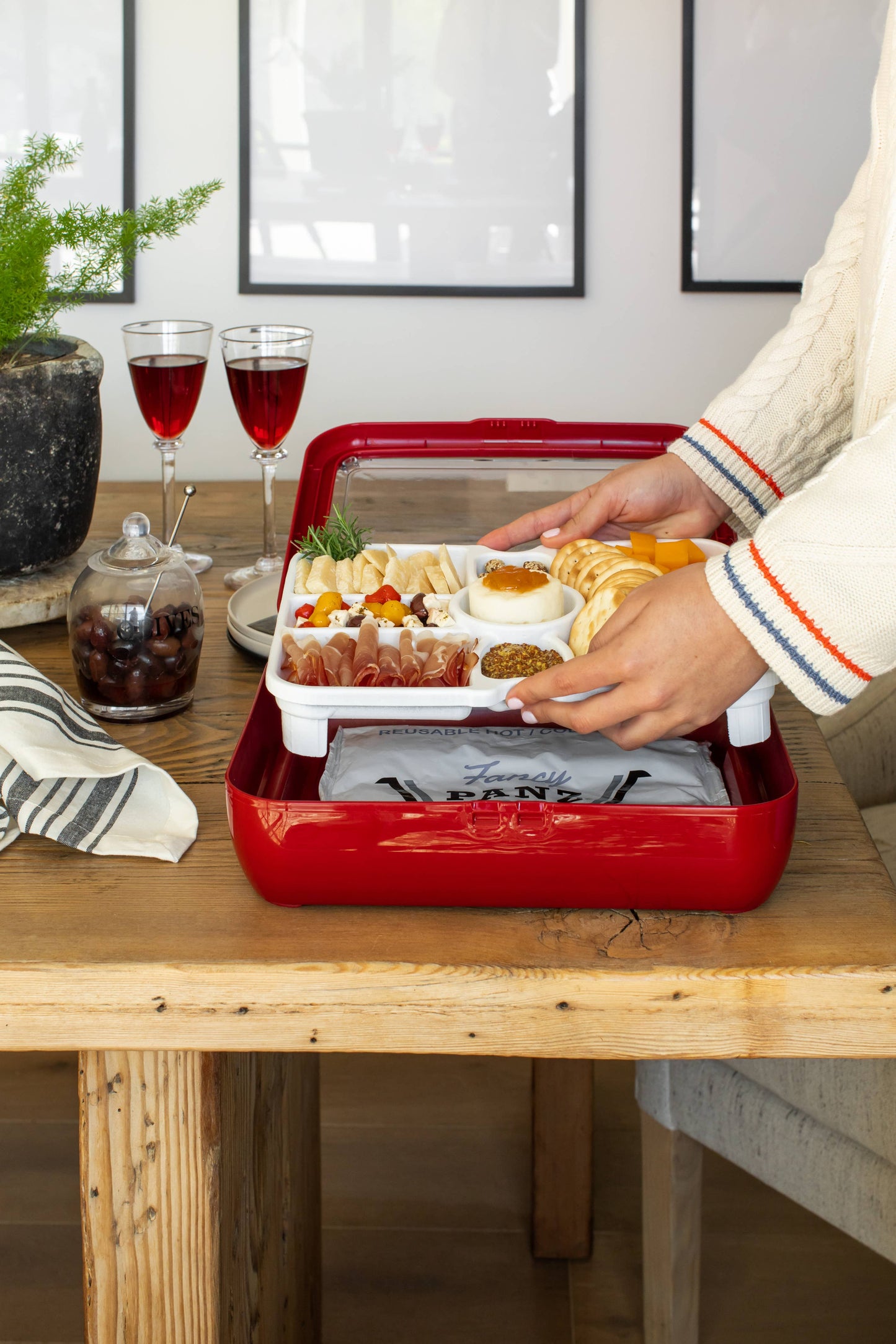 Fancy Panz® - Charcuterie / Veggie Tray Insert