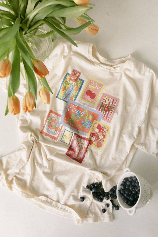 Fruit Stamps Graphic Tshirt