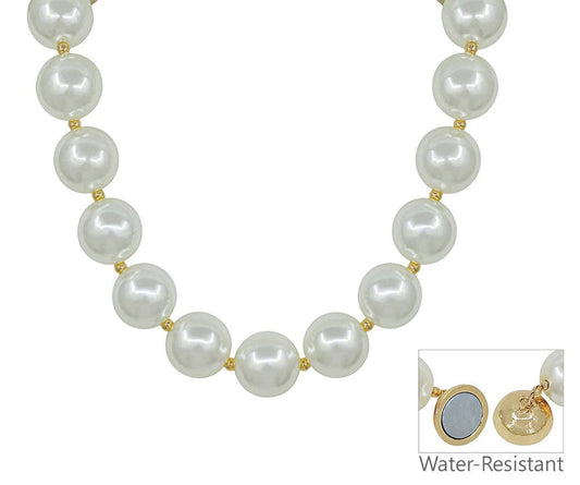 WR Pearl Bead Necklace
