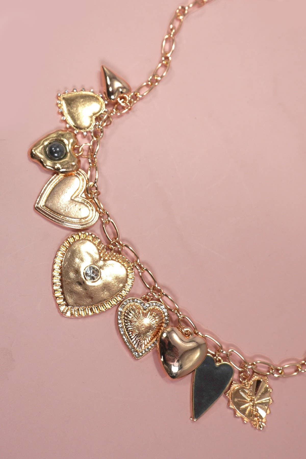 All Hearts Charm Necklace