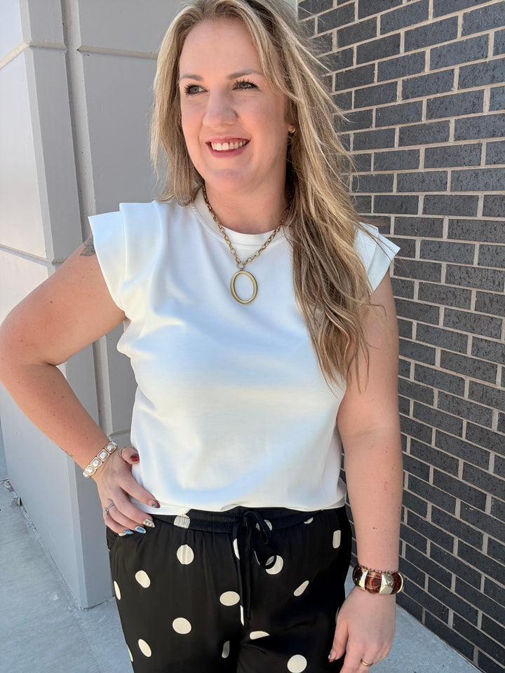Everyday Luxe Top - Cream