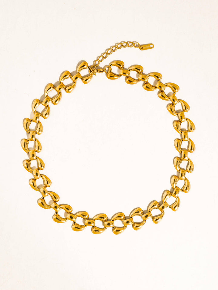 Everly 18K Gold Non-Tarnish Bold Chain Link Necklace