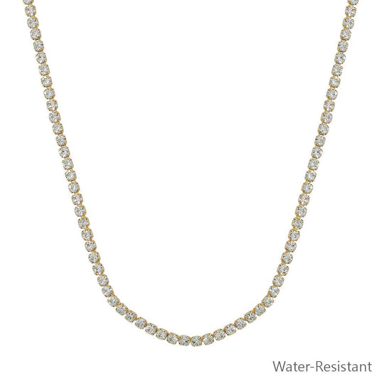WR Crystal Tennis Chain Necklace
